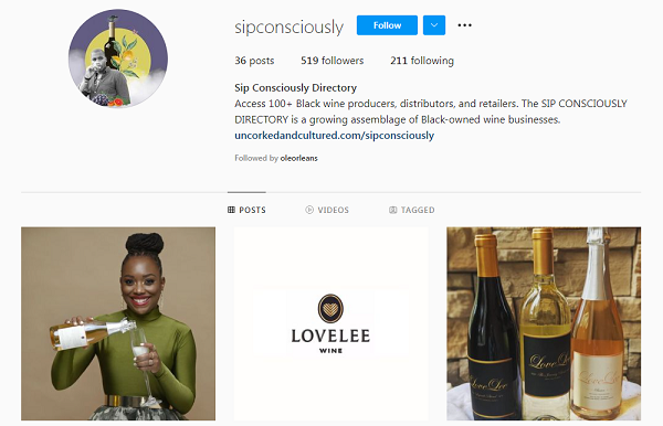 Sip Consciously Directory on Instagram