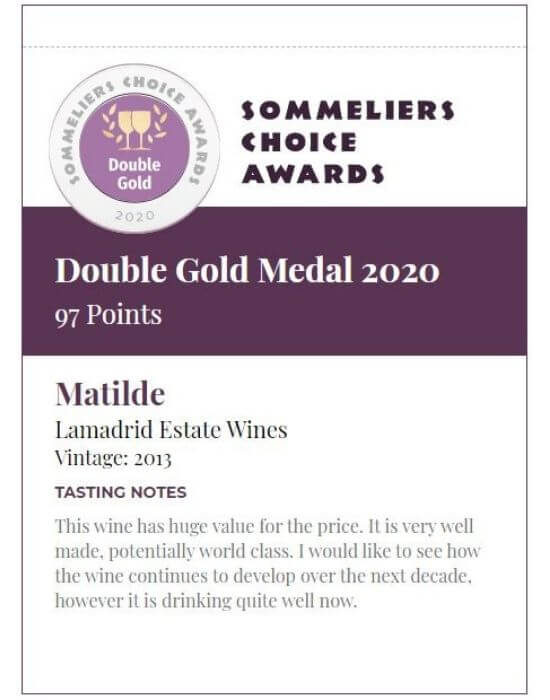 Matilde 2013 Malbec Shelf Talker