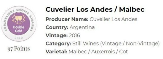 Cuvelier Los Andes / Malbec