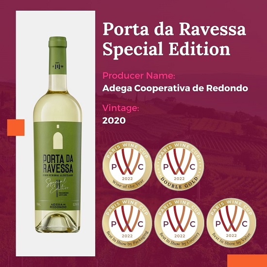 Porta da Ravessa Special Edition - Wine of the Year at the 2022 Paris Wine Cup_SB