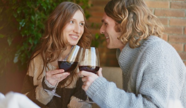 Couple drinking Wine