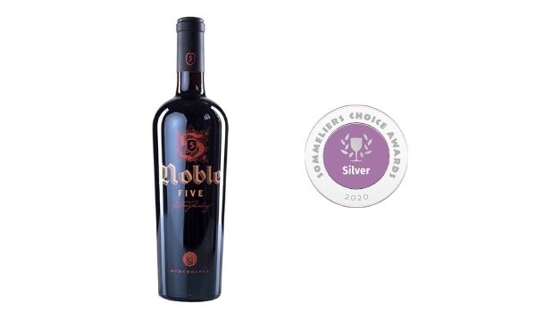 Noble 5 won a silver medal at the 2020 Sommeliers Choice Awards