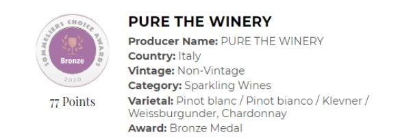 Pure the Winery Sparkling White