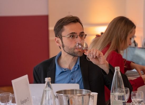 Nicolas Fouilleroux, WSET Certifed Educator and Sommelier, at the 2022 Paris Wine Cup