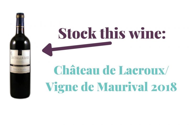 Photo for: Stock this wine: Château de Lacroux/ Vigne de Maurival 2018