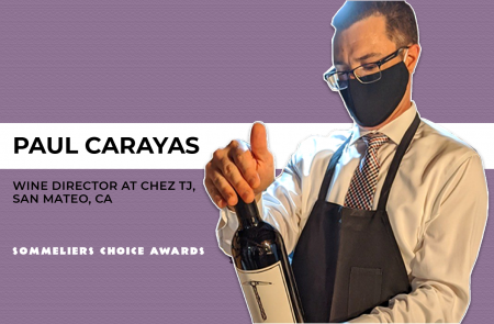 Photo for: Paul Carayas makes proud addition to the 2021 judging panel of the Sommeliers Choice Awards