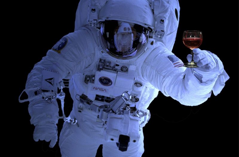 Photo for: Red Wine Beneficial for Astronauts On Mars