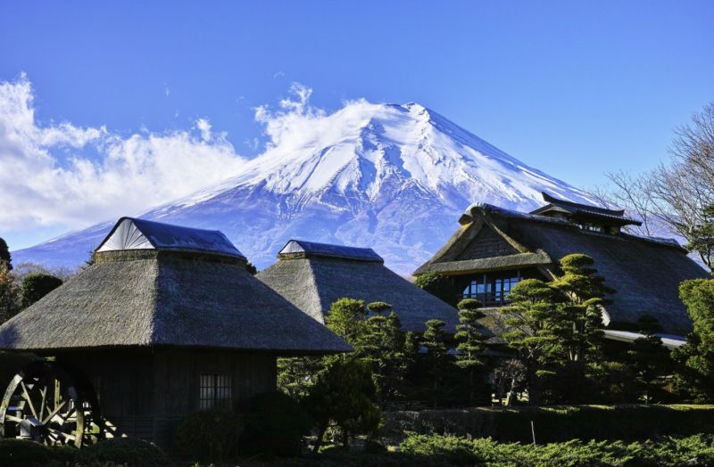 Photo for: Japan is Producing Remarkable White Wines in the Silhouette of Mount Fuji